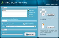 Simpo PDF Creator screenshot